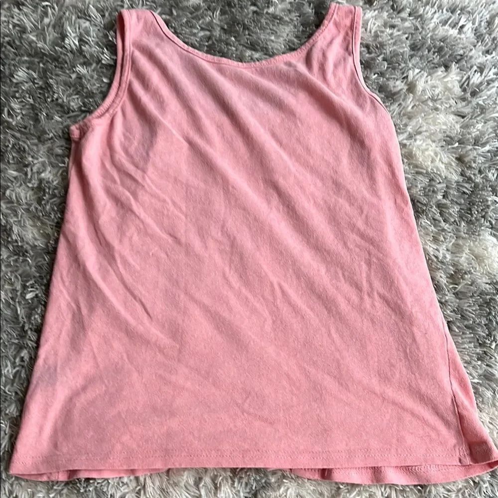 Pink Button-Down Tank Top - Picture 2 of 2